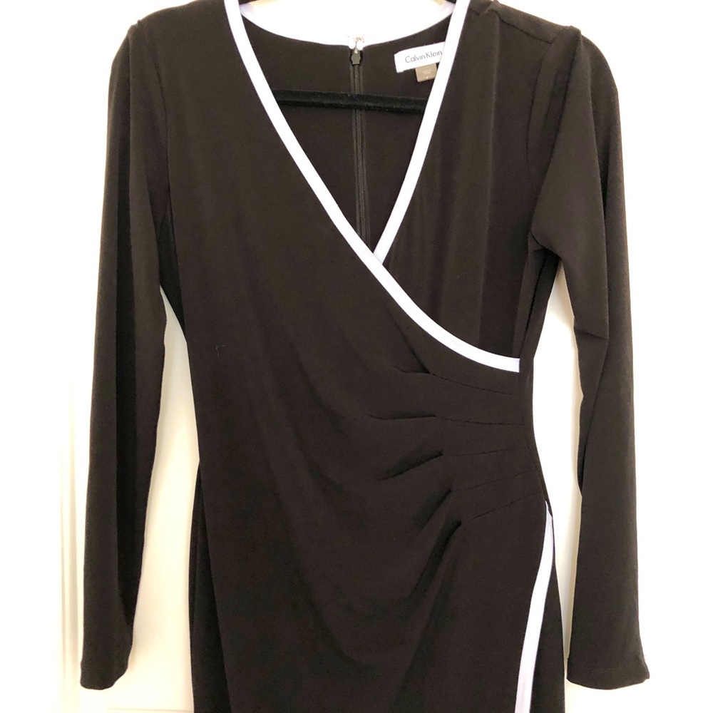 Calvin Klein ruched dress